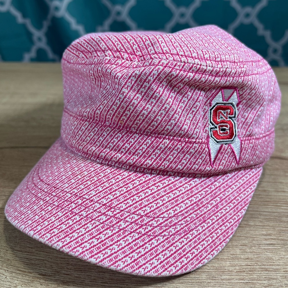 Adidas NC State Wolfpack Military-style Cap with Breast Cancer Awareness Ribbon - Picture 14 of 14